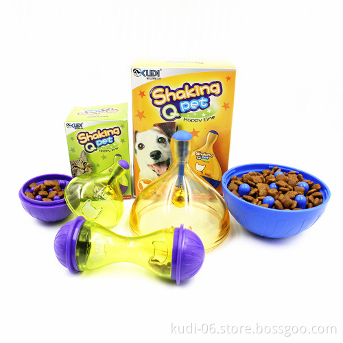 Eco-Friendly Plastic Pet Snack Leaking Feeder for Dogs and Cats